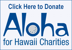 Aloha for Hawaii Charities Campaign button