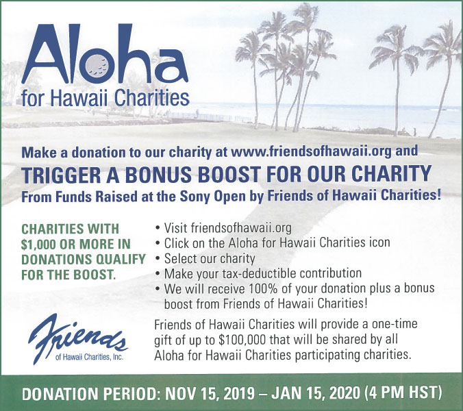 aloha for hawaii charities campaign