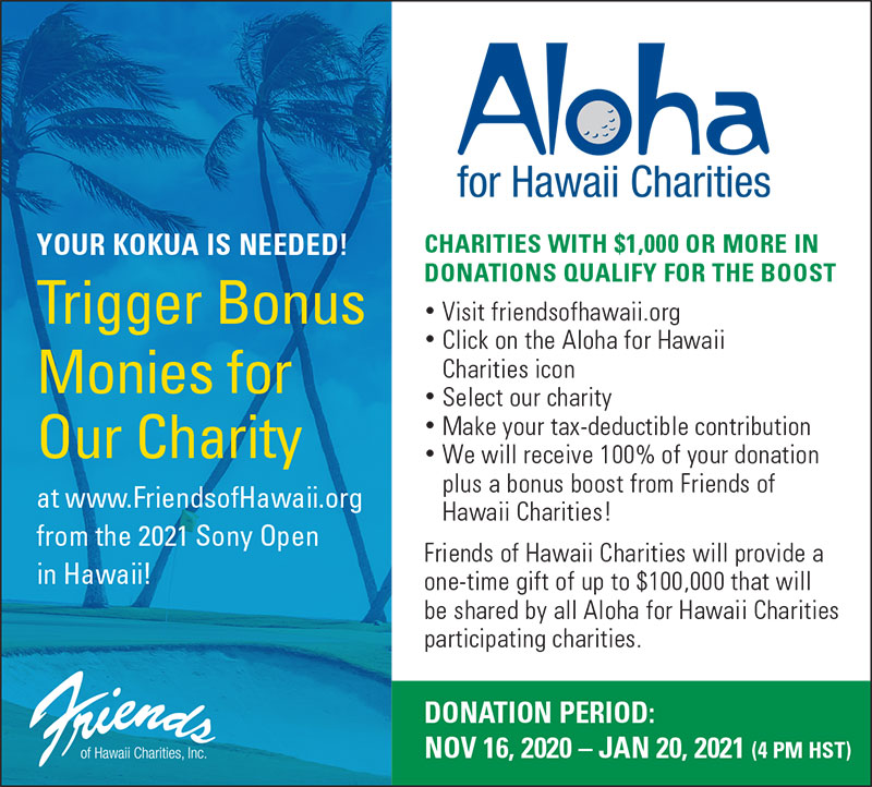 aloha for hawaii charities campaign