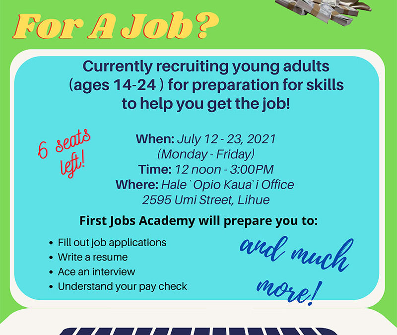 First Jobs Academy 2021