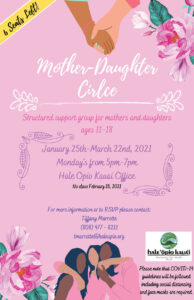 Mother-Daughter Circle January 25th-March 22nd, 2021