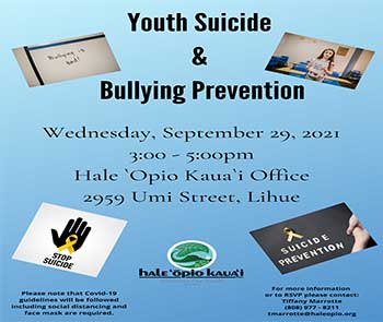 Youth Suicide & Bullying Prevention