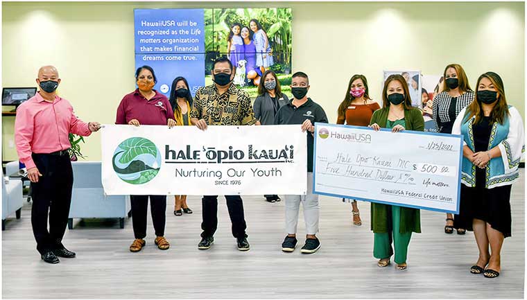 Hawai‘iUSA helps Hale ‘Opio Kaua‘i