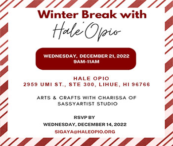 Winter Break with Hale Opio – 12/21/2022