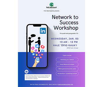 Network to Success Workshop 01/03/2024