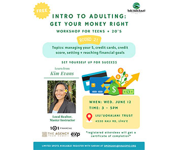 Intro To Adulting Financial Workshop