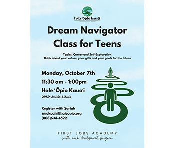 Dream Navigator Class for Teens10/7/2024