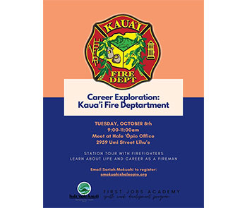 Kauai Fire Department Career Exploration Event 2024