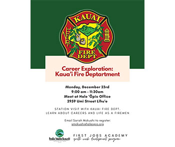 Career Exploration: Kauai Fire Department 2024